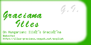 graciana illes business card
